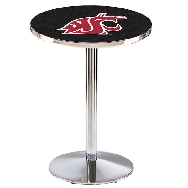 42" Chrome Washington State Pub Table